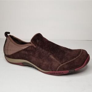 Merrell comfort shoe slip on bisect coffee bean Women's size 8